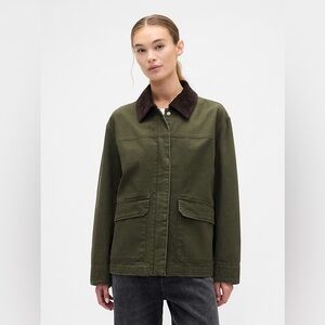 Gap Factory Relaxed Canvas Barn Jacket
